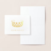 Pageant Crown Folie Note Kaart (Display)