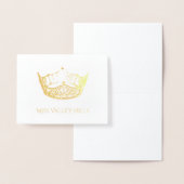 Pageant Crown Folie Note Kaart (Display)
