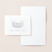 Pageant Crown Folie Note Kaart (Display)