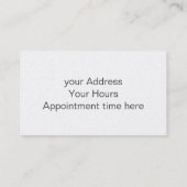 Pageant Crown Litho Visitekaartjes aanpassen Afsprakenkaartje (Achterkant)