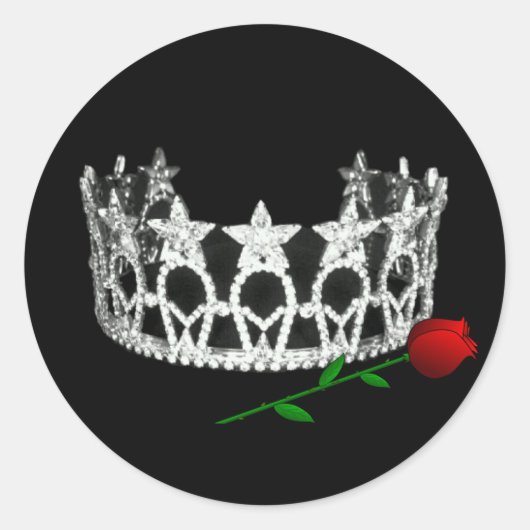 Pageant Crown Sticker (Voorkant)