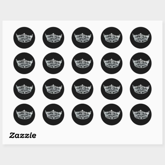 Pageant Crown Stickers (Vel)