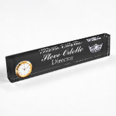 Pageant Custom Clock Desk naamplaat Naambordje