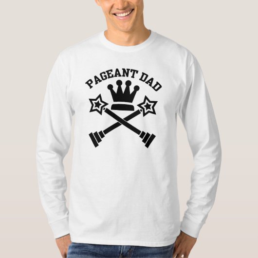 Pageant Dad Raglan T-shirt (Voorkant)