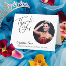 Pageant Dankbetuigingskaarten | Personaliseer met