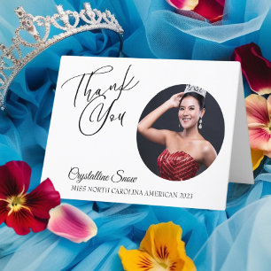 Pageant Dankbetuigingskaarten   Personaliseer met  Bedankkaart