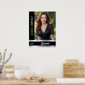 Pageant Door Poster | Onyx Shine Aangepaste foto (Keuken)