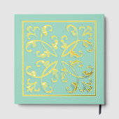 Pageant Echte Folie Scrolls Scrapbook Gastenboek (Achterkant)