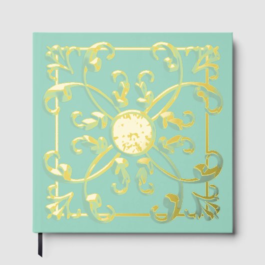 Pageant Echte Folie Scrolls Scrapbook Gastenboek (Voorkant)