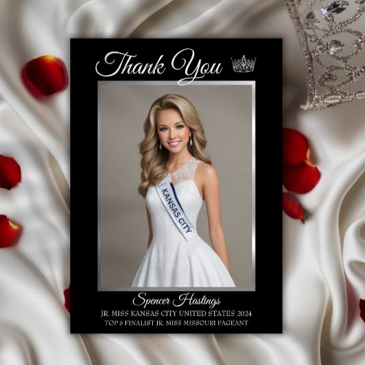 Pageant Essentials Bedankt Card