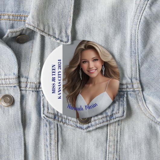 Pageant Essentials Button Pin (In situ)