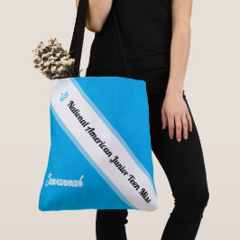 Pageant Essentials Custom Crown and Sash Tote Bag