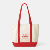 Pageant Essentials Custom Crown Titleholder Tote Bag (Achterkant)