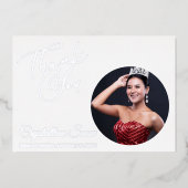 Pageant Essentials Folie bedankje Folie Feestdagenkaart (Voorkant)