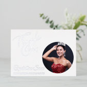 Pageant Essentials Folie bedankje Folie Feestdagenkaart (Staand Voorkant)