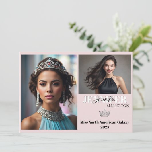 Pageant Essentials Handtekening Comp Kaart (Staand voorkant)