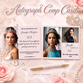 Pageant Essentials Handtekening Comp Kaart