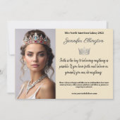 Pageant Essentials Handtekening Comp Kaart (Achterkant)