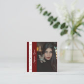 Pageant Essentials visitekaartje | QR-code (Staand voorkant)