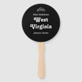 Pageant Face on a Stick | Set of 10 Handwaaier (Achterkant)