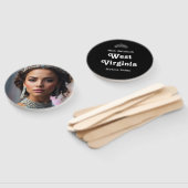 Pageant Face on a Stick | Set of 10 Handwaaier (Niet-gemonteerd)