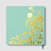 Pageant Folie Orchideeën Crown Scrapbook Gastenboek (Achterkant)