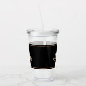 Pageant Gold Tiara Crown Acryltumbler Acryl Drinkbeker (Links)