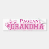 Pageant Grandma Bumpersticker (Voorkant)
