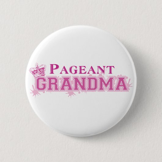 Pageant Grandma Ronde Button 5,7 Cm (Voorkant)