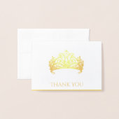 Pageant Kroon Folie Kaart (Voorkant met envelop)