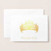 Pageant Kroon Folie Kaart (Voorkant met envelop)