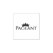 Pageant Logo Rubberstempel (Afrduk)