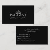 Pageant logo Valerie Visitekaartje (Voorkant / Achterkant)