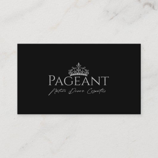 Pageant Logo VP-kaart Visitekaartje (Voorkant)