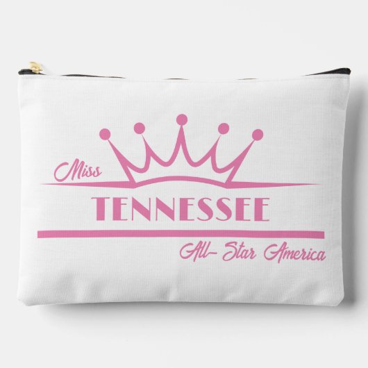 Pageant Make-up Koffer Roze Kroon Pageants Etui (Voorkant)