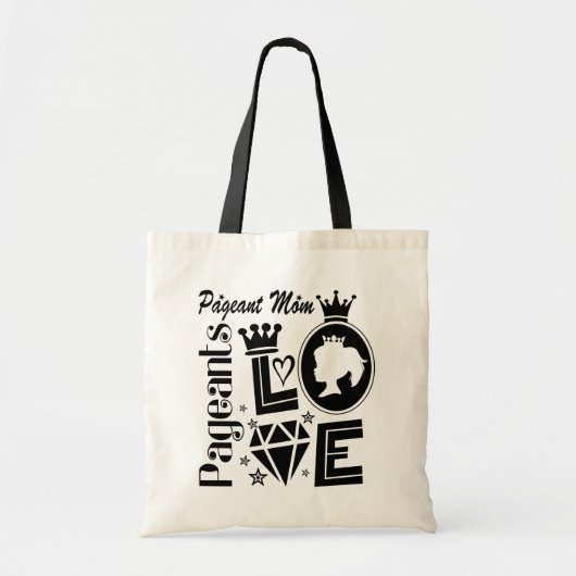 Pageant Mam - Liefdespoeders Tote Bag (Voorkant)
