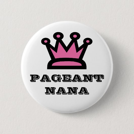 Pageant Nana Ronde Button 5,7 Cm (Voorkant)