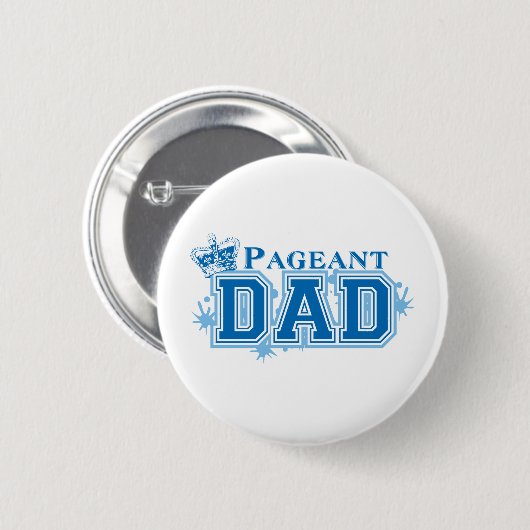 Pageant papa ronde button 5,7 cm (Voorkant /achterkant)