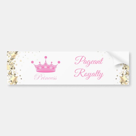 Pageant Princess Bumpersticker (Voorkant)