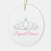 Pageant Princess Keramisch Ornament (Links)