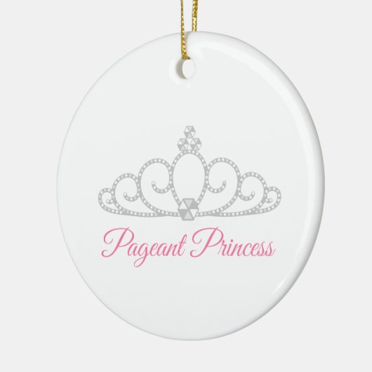 Pageant Princess Keramisch Ornament (Links)