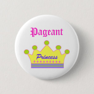 Pageant Princess Ronde Button 5,7 Cm