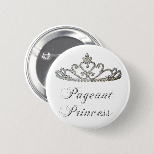 Pageant Princess Ronde Button 5,7 Cm (Voorkant /achterkant)