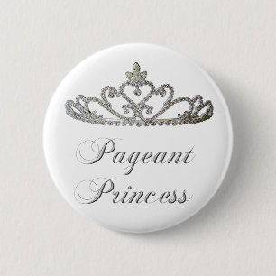 Pageant Princess Ronde Button 5,7 Cm