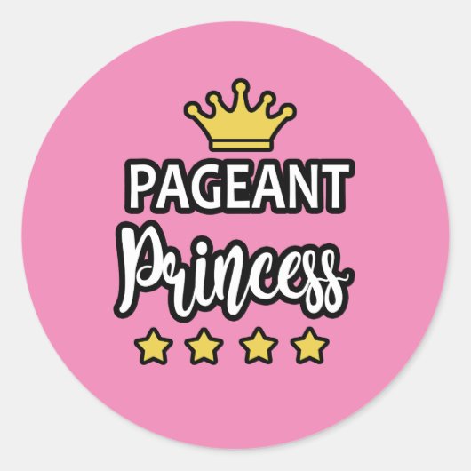 Pageant Princess Stickers (Voorkant)