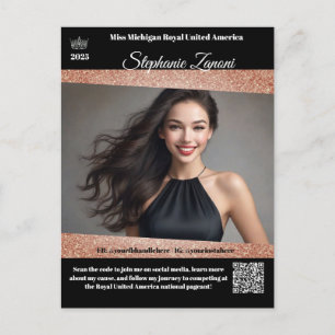 Pageant Promo Autograph Kaart   QR-code