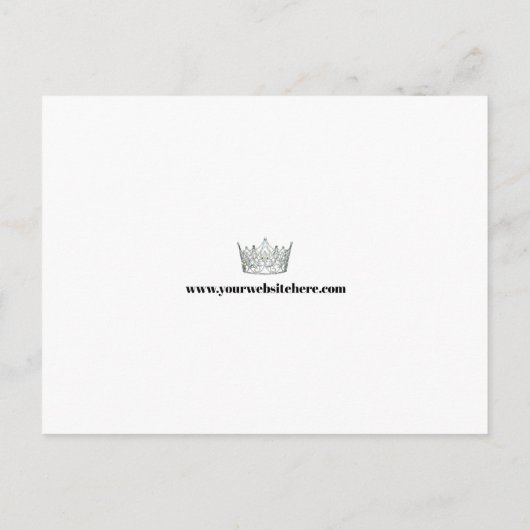 Pageant Promo Autograph Kaart | QR-code (Achterkant)