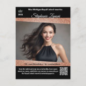 Pageant Promo Autograph Kaart | QR-code (Voorkant)