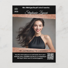 Pageant Promo Autograph Kaart | QR-code