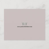 Pageant Promo-handtekeningkaart | QR-code Briefkaart (Achterkant)